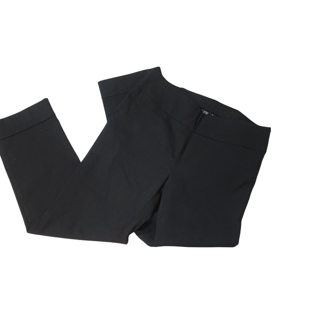 7th Avenue Design Studio New York & Company Business Casual Crop Pants Black XS